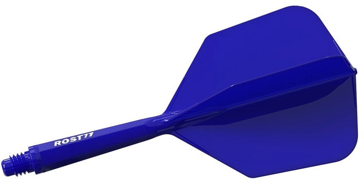 Cuesoul ROST 77 Solid Blue Big Wing - Dart Flights