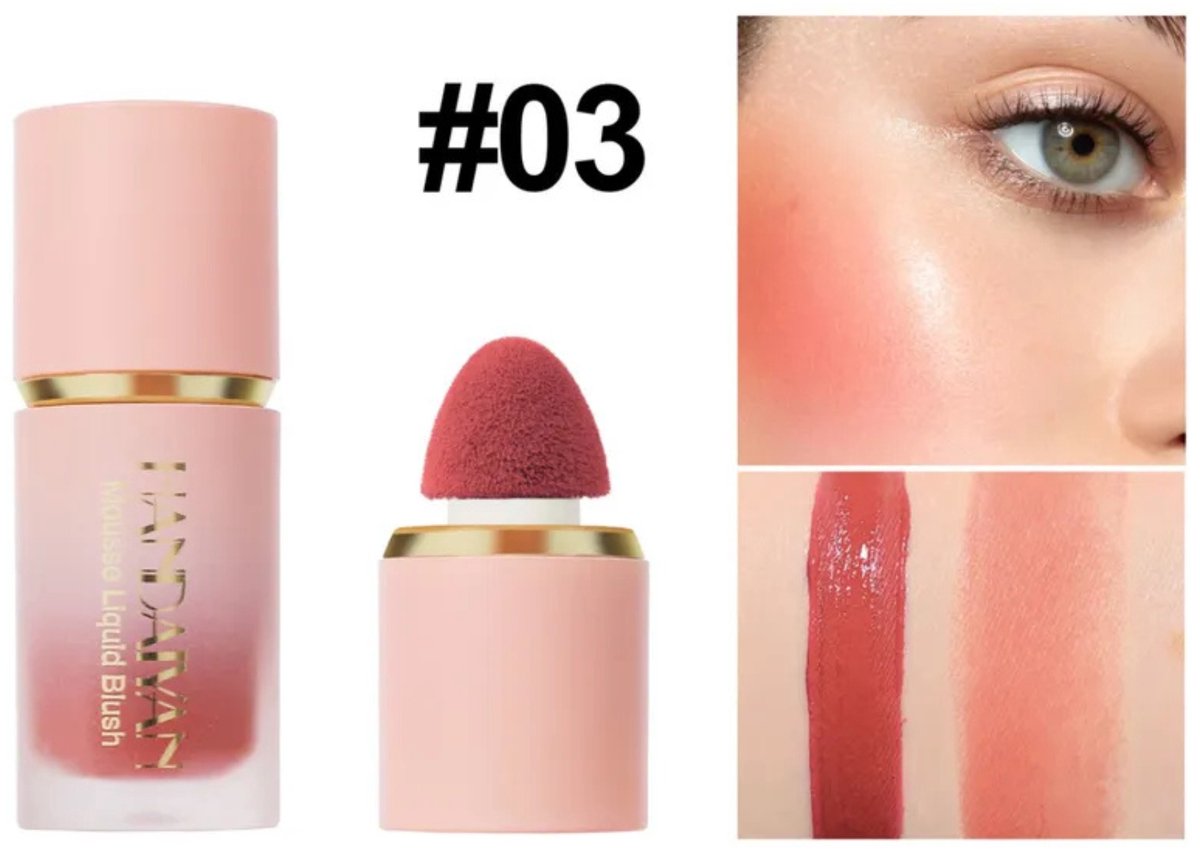Mousse Liquid Blush 03 Coral - 6.5ml