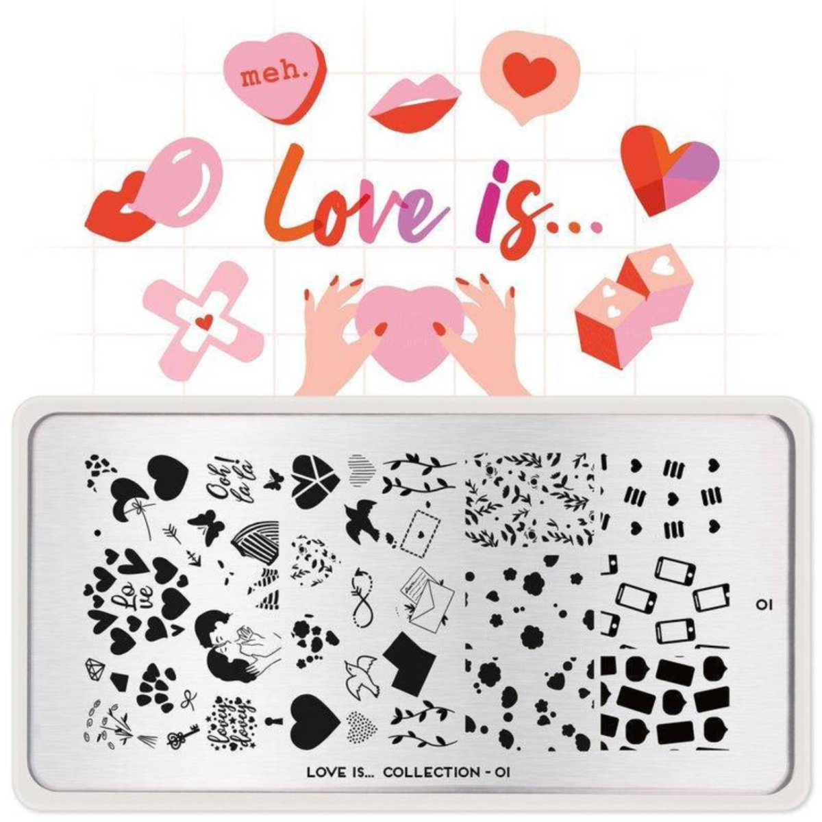 Love Is Stempelplaat 01