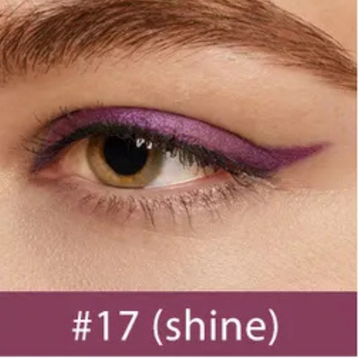 Waterproof Shiny Gel Eyeliner - 17 Burgundy - 0.2g
