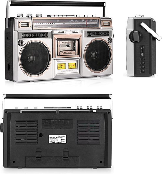 Draagbare Cassettespeler met Radio, USB/SD en Opnamefunctie — afbeelding 5
