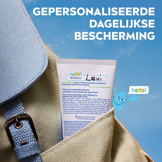 NIVEA Sun Kids Daily UV Protect Zonnebrand SPF50+ - Zonnebrandcrème - Parfumvrij & niet Plakkerig - met Vitamine C&E - 100ml