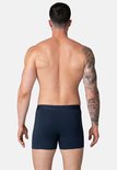 Man met donkerblauwe Muchachomalo boxershorts, achterkant