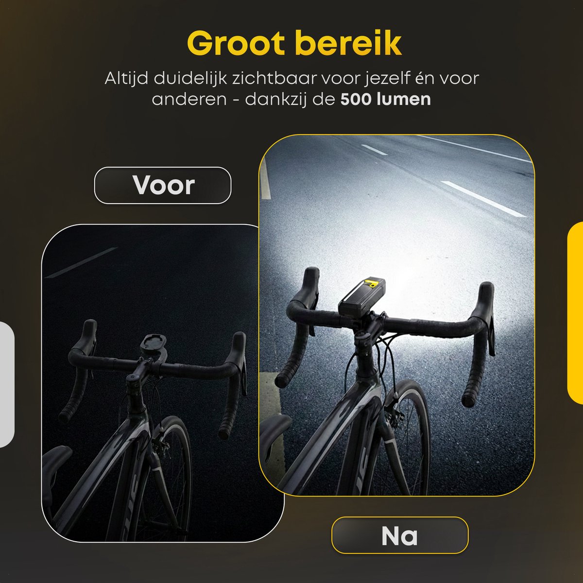 TURNEX Fietsverlichting Set USB Oplaadbaar thumbnail 3