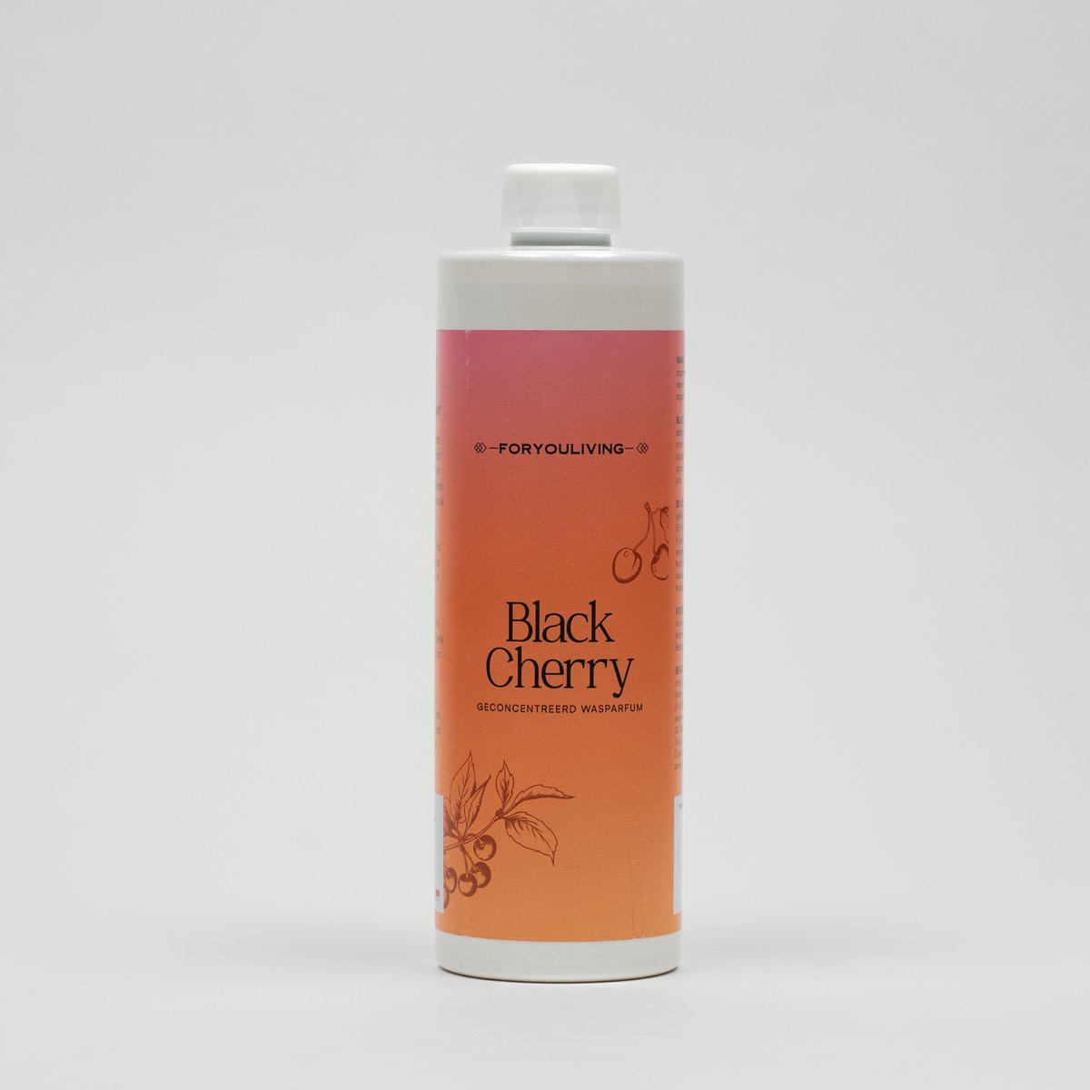 Foryouliving Wasparfum Black Cherry 500ml - Geurbooster & Wasgeur - Textielverfrisser & Kledingverfrisser - Voordeelverpakking
