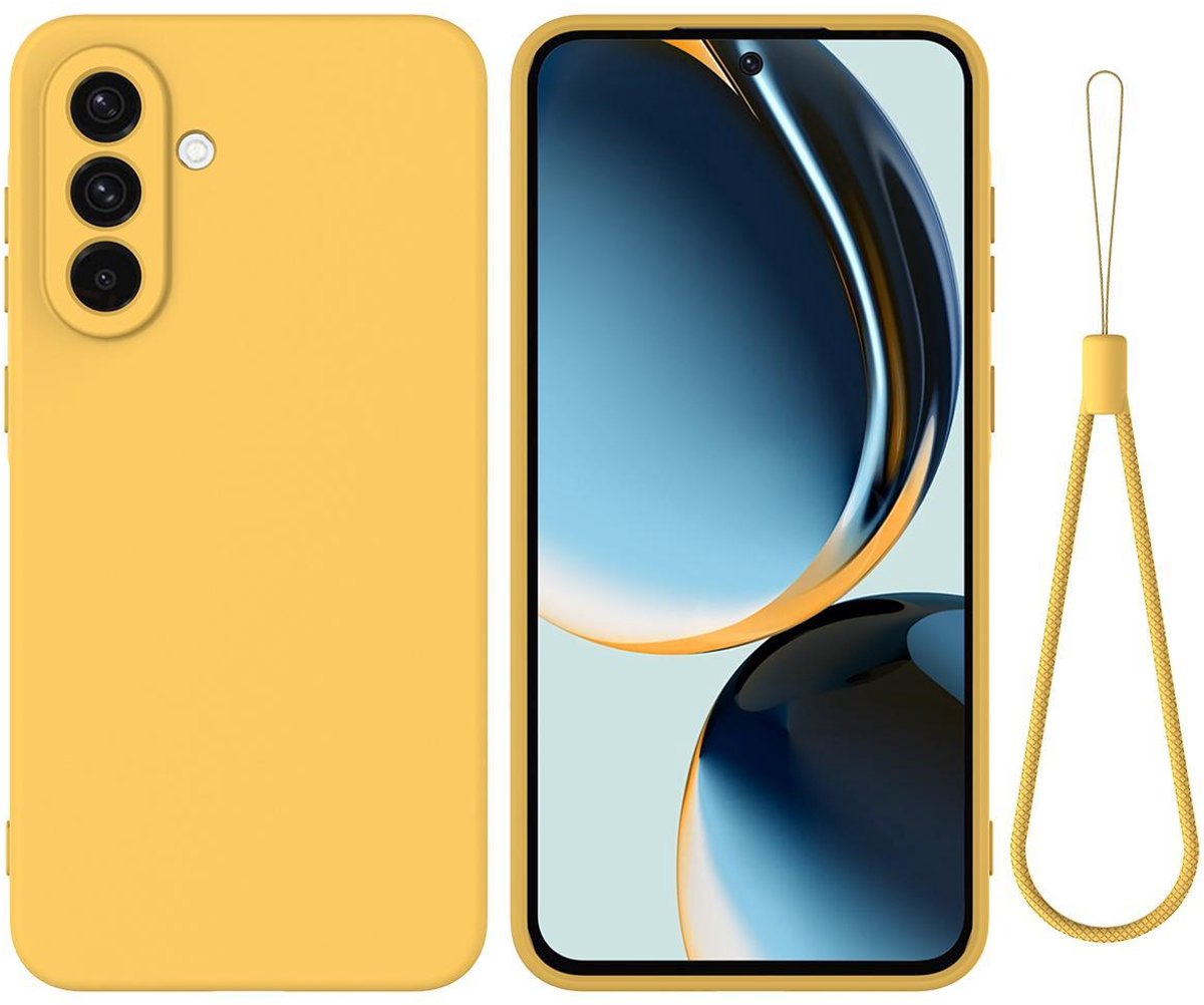 Mobigear Hoesje geschikt voor Samsung Galaxy S26 Plus Siliconen Telefoonhoesje | Mobigear Rubber Touch Backcover | Galaxy S26 Plus Case | Back Cover - Geel