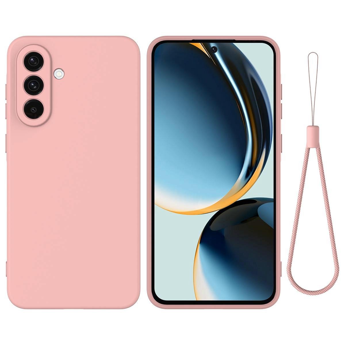 Mobigear Hoesje geschikt voor Samsung Galaxy S26 Plus Siliconen Telefoonhoesje | Mobigear Rubber Touch Backcover | Galaxy S26 Plus Case | Back Cover - Roze