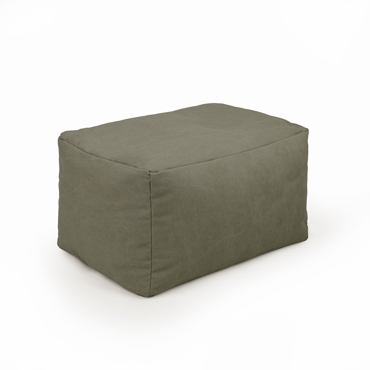 blokpoef 75X50X45 canvas groen