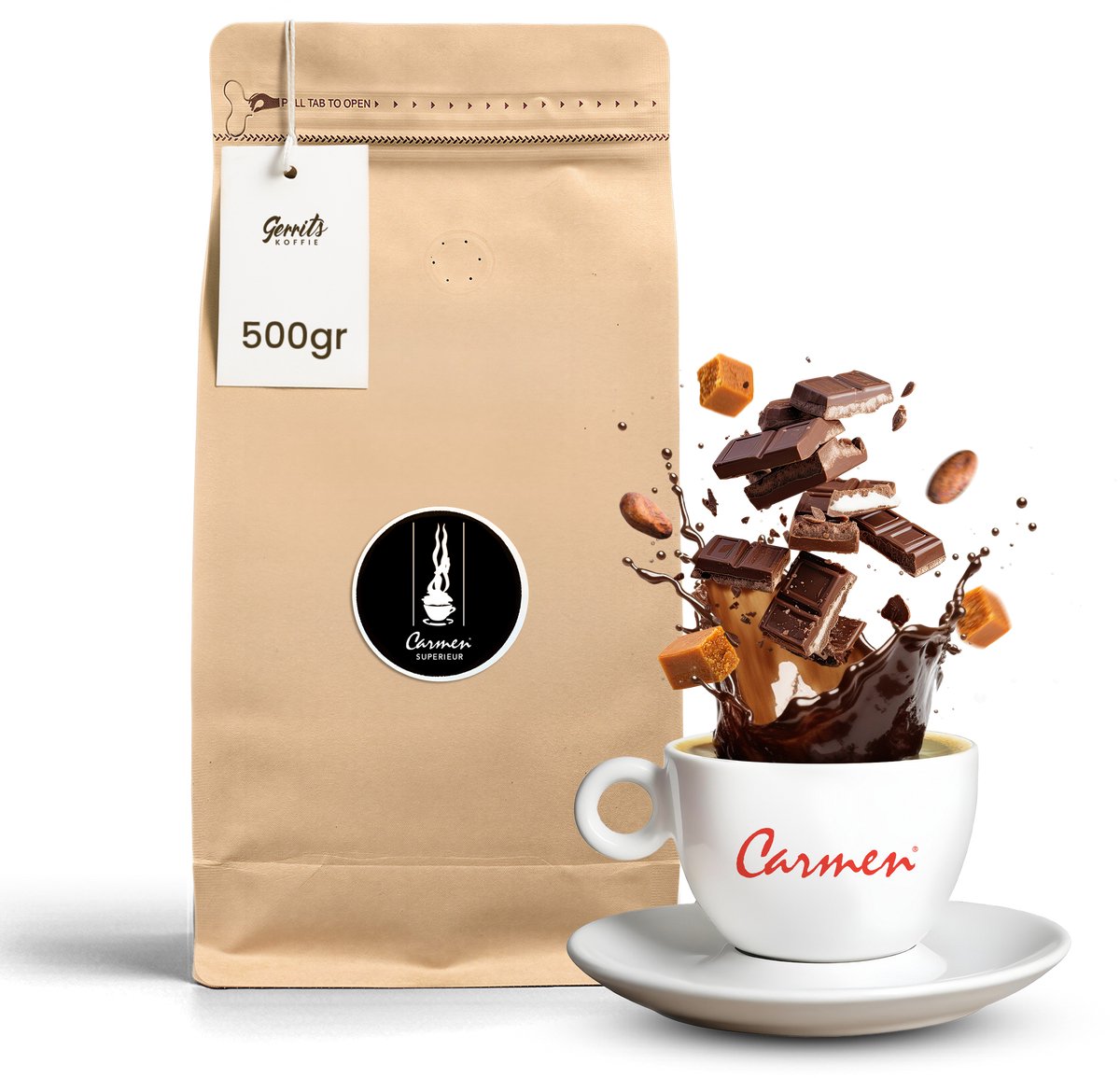 Carmen Superieur Koffiebonen 500g – Biologische Koffie – Vers Gebrand