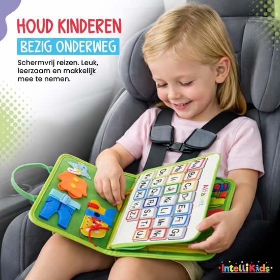 Intellikids Montessori Activiteitenboek - Educatief speelgoed voor motoriek - Dieren Groen van Merkloos — afbeelding 3