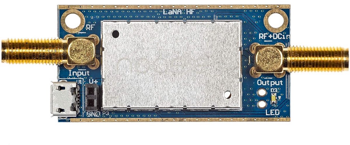 Breedbandige LNA Module voor RF en SDR Ontvangst - Lage Ruisversterker 50 kHz-150 MHz met Bias Tee