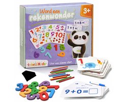 Leren Rekenen voor Kinderen – Montessori Rekenspel met Cijfers en Sommen – Educatief Speelgoed 3+ – Intellikids