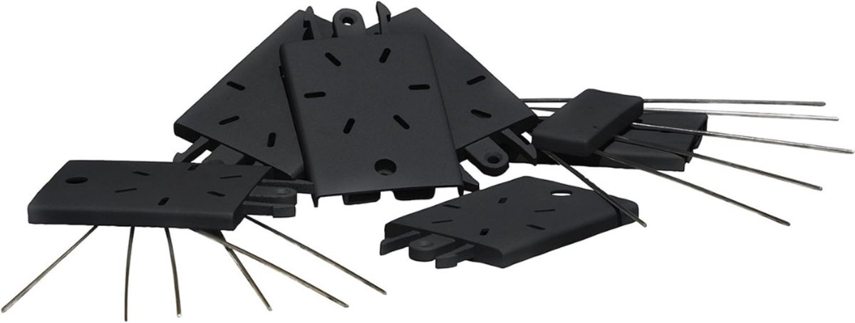 Famanu – Duivenafweer set - vogelafweer met roestvrijstalen spikes - totale lengte tot 100 cm - 36 stuks - geschikt voor daken - vensterbanken - balkons en schuttingen