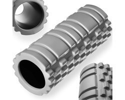 Trigger Point Trigger Point tectake® Foam Roller - Yoga & Fitness Massage Roller - Fascia Roller - 33,5 x ⌀14.5 cm - Massageroller - Zelfmassage en behandeling van bindweefsel - Triggerpoint Foamroller - Grijs