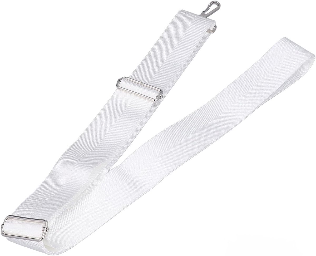 Tennis Net Center Strap - 2.2mx5cm/7.2ftx2.0inch - Verstelbare Hoogte - RVS Gesp