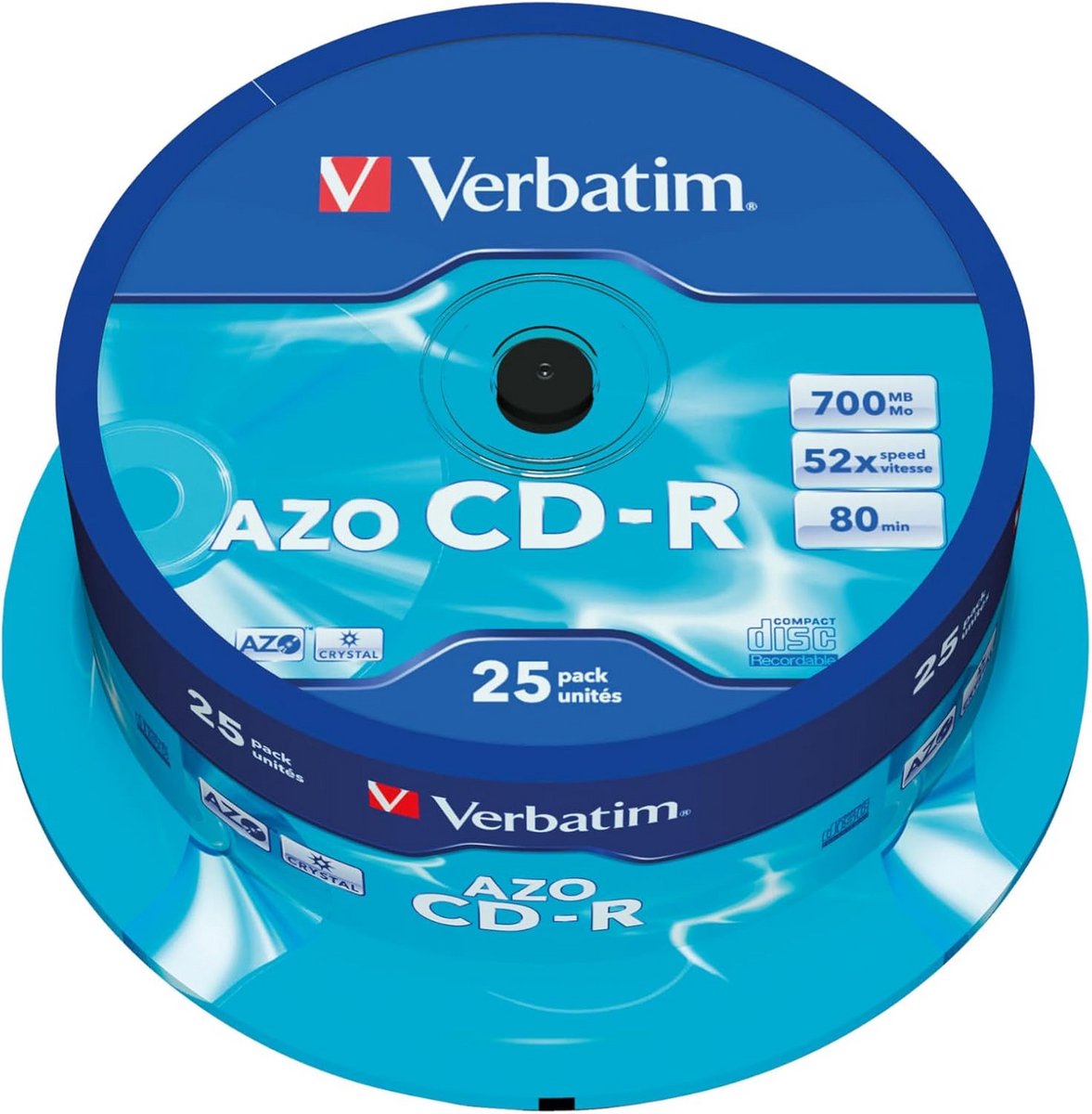 50x CD-R Spindel Onbeschreven CD-R Schijven 700MB 52x Snelheid - Bulkverpakking