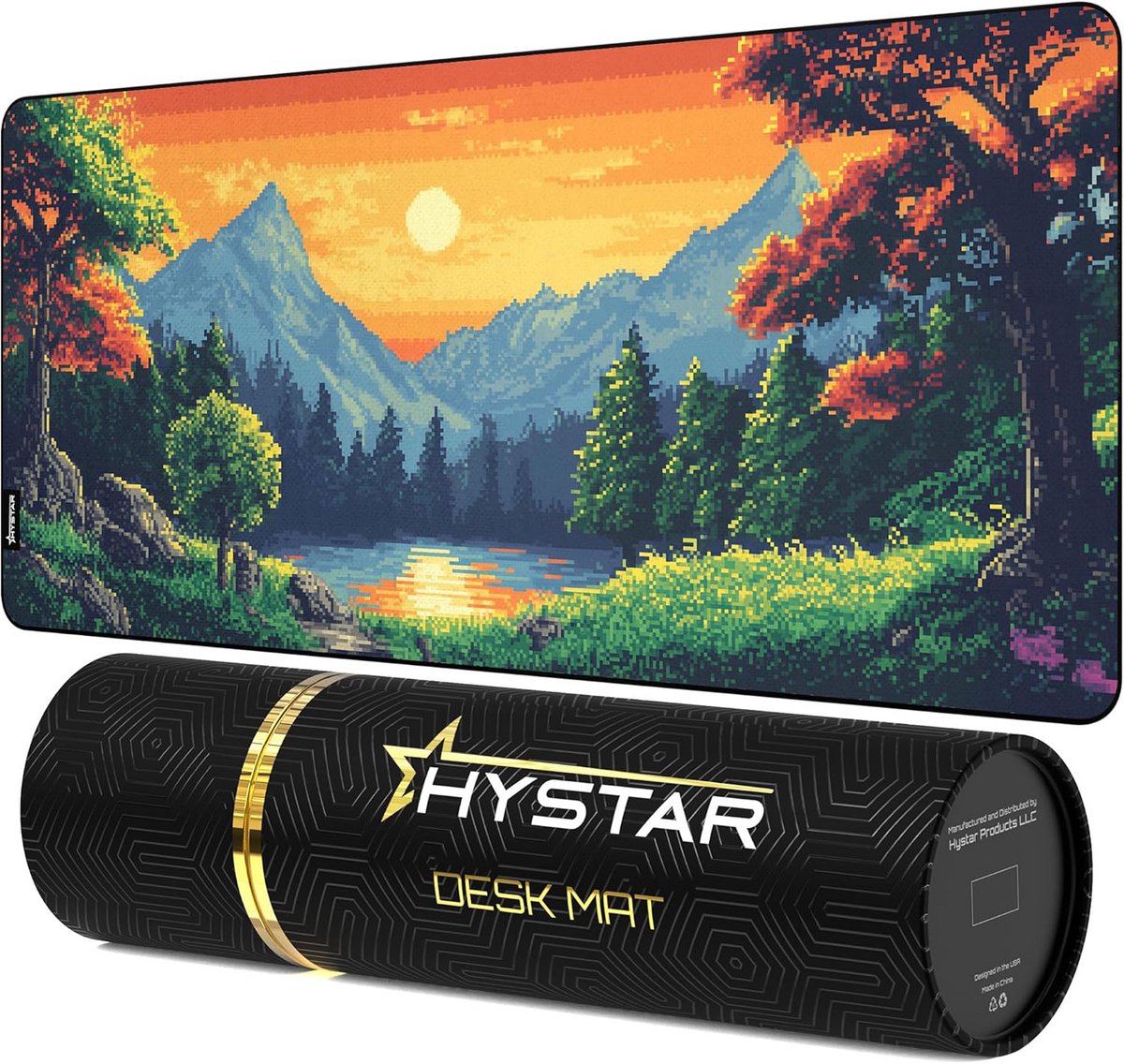 XXL Gaming Muismat (90x40cm) - Extra Groot Bureau Onderlegger - 5mm Dik, Waterdicht & Antislip
