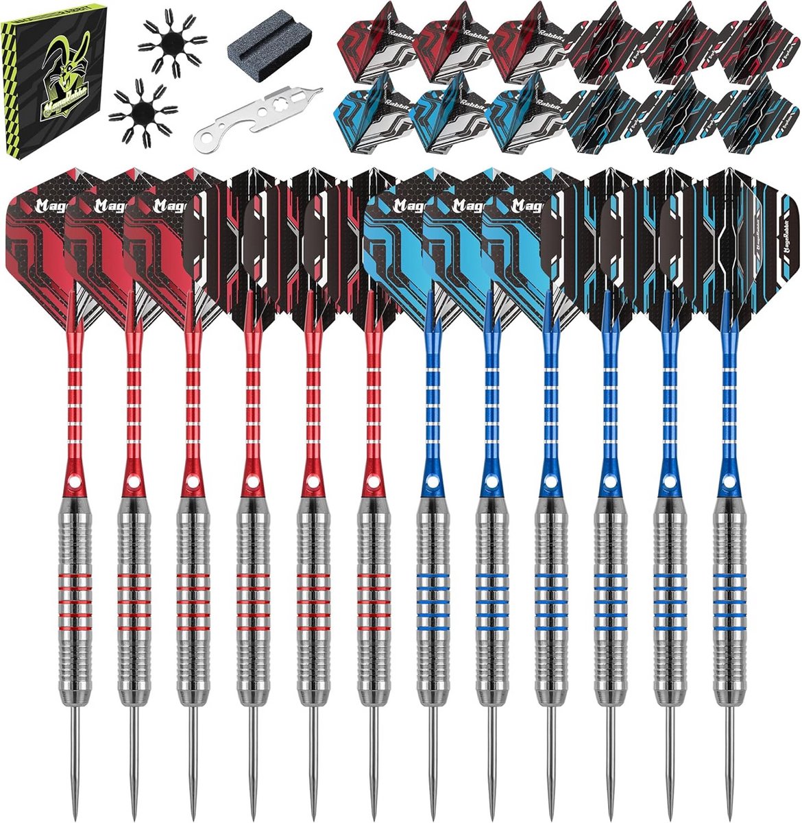 Professionele Steeltip Darts Set 22g Inclusief Accessoires