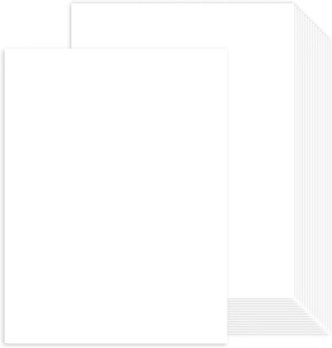 100 Vel Premium Wit A4 Papier 250g - 0.33mm Dik - Ideaal voor Fotoprinter en Laser/Inkjet