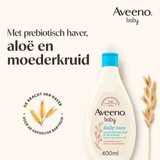 Aveeno® Baby Daily Care Verzachtende Bad- & Douchegel 400ml van Merkloos — afbeelding 3