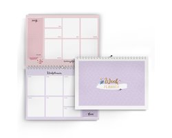 Maan Amsterdam Weekplanner inclusief stickervel - To do planner - Werkplanner - Ongedateerd - A4 - Universe