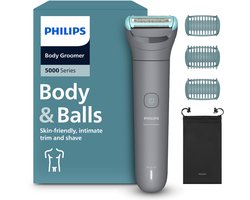 Philips Series 3000 Bodygroomer mannen - Body Trimmer - 3 extra Trimkammen - Opbergzakje - BG3485/15