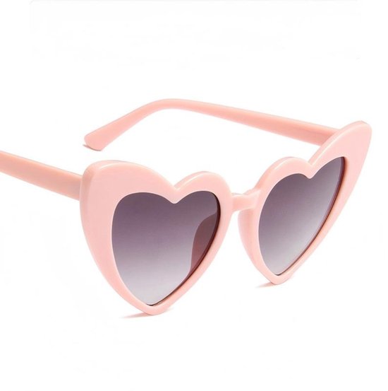 Bril hartjesvorm - Zonnebril - Heart shaped sunglasses - Carnaval - Verkleedkleding - Party glasses - Feestbril - Grappige/gekke bril - Geel - Jonyx — afbeelding 5