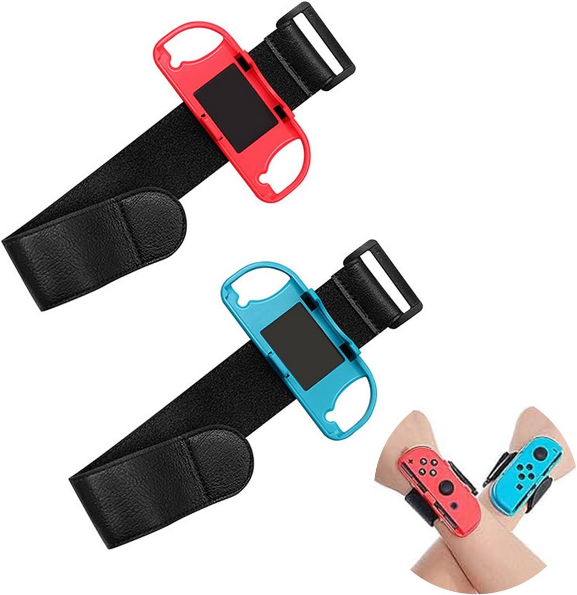 Verstelbare Armbanden voor Spelcontrollers, 2 stuks, Geschikt voor Switch en Switch OLED