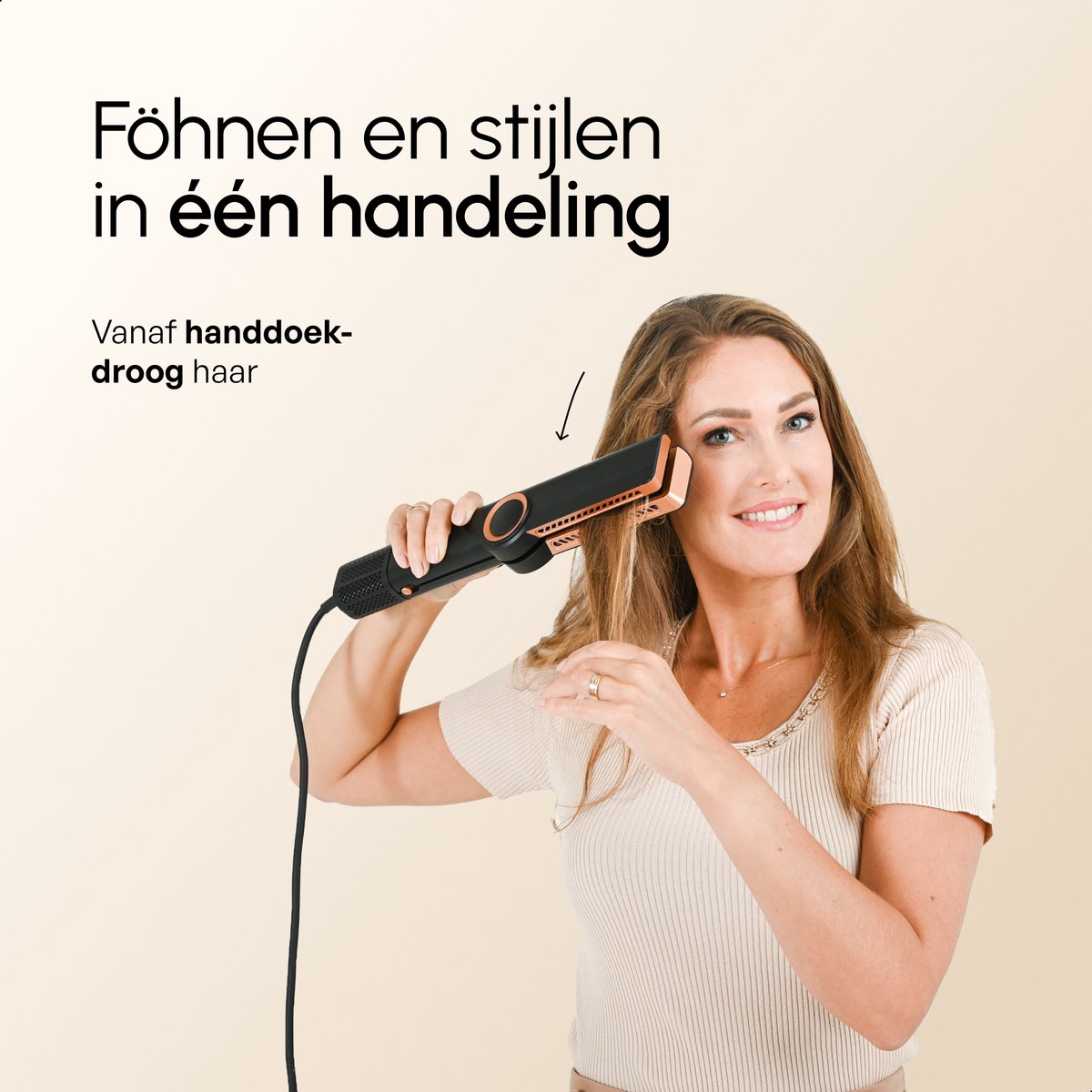 LETO Stijltang - Drogen en stijlen in 1 - Stoomstijltang - afbeelding 2