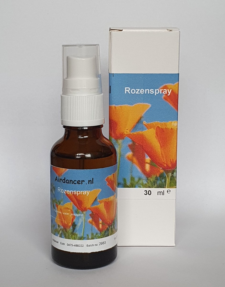 Rozenspray, Airdancer, 100% natuurlijk, 30 ml