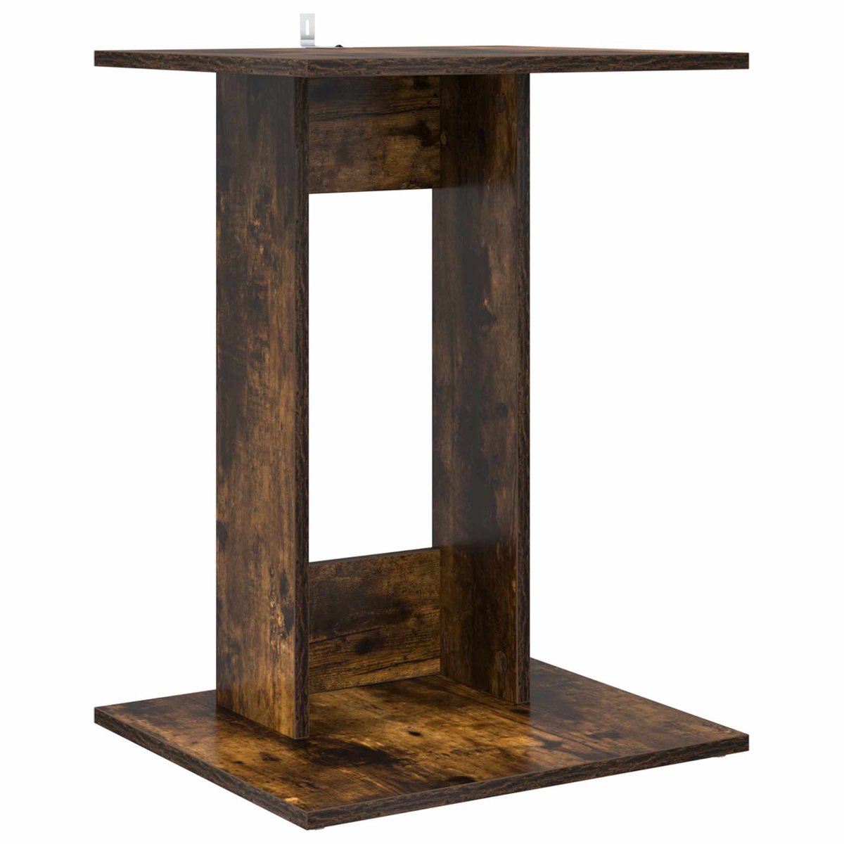 vidaXL Bijzettafel - Gerookt - eiken - 45 - x - 40 - x - 62,5 - cm - Bewerkt - hout