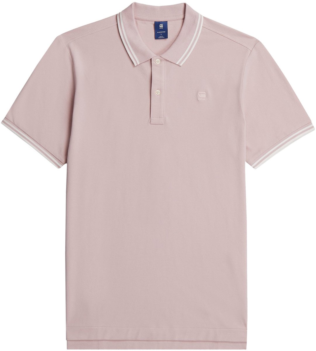 G-STAR Poloshirt Dunda Slim Stripe Polo Roze