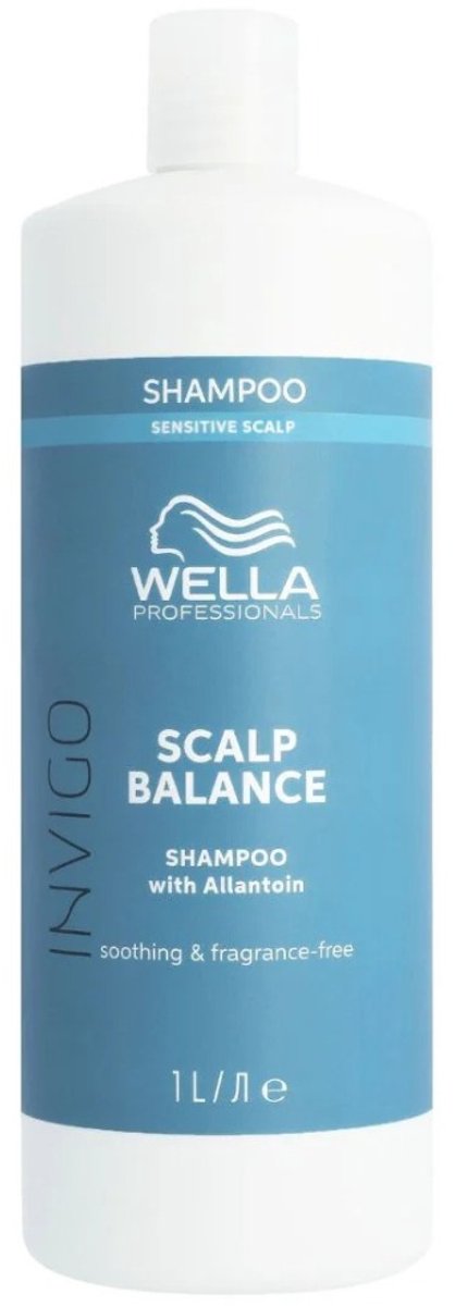 Wella Invigo Balance Senso Calm Sensitive Shampoo 1000 ml - Normale shampoo vrouwen - Voor Alle haartypes