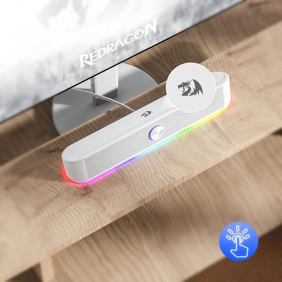 Soundbar PC - Speaker Computer - Plug & Play - 10W - Geluid van Merkloos — afbeelding 2