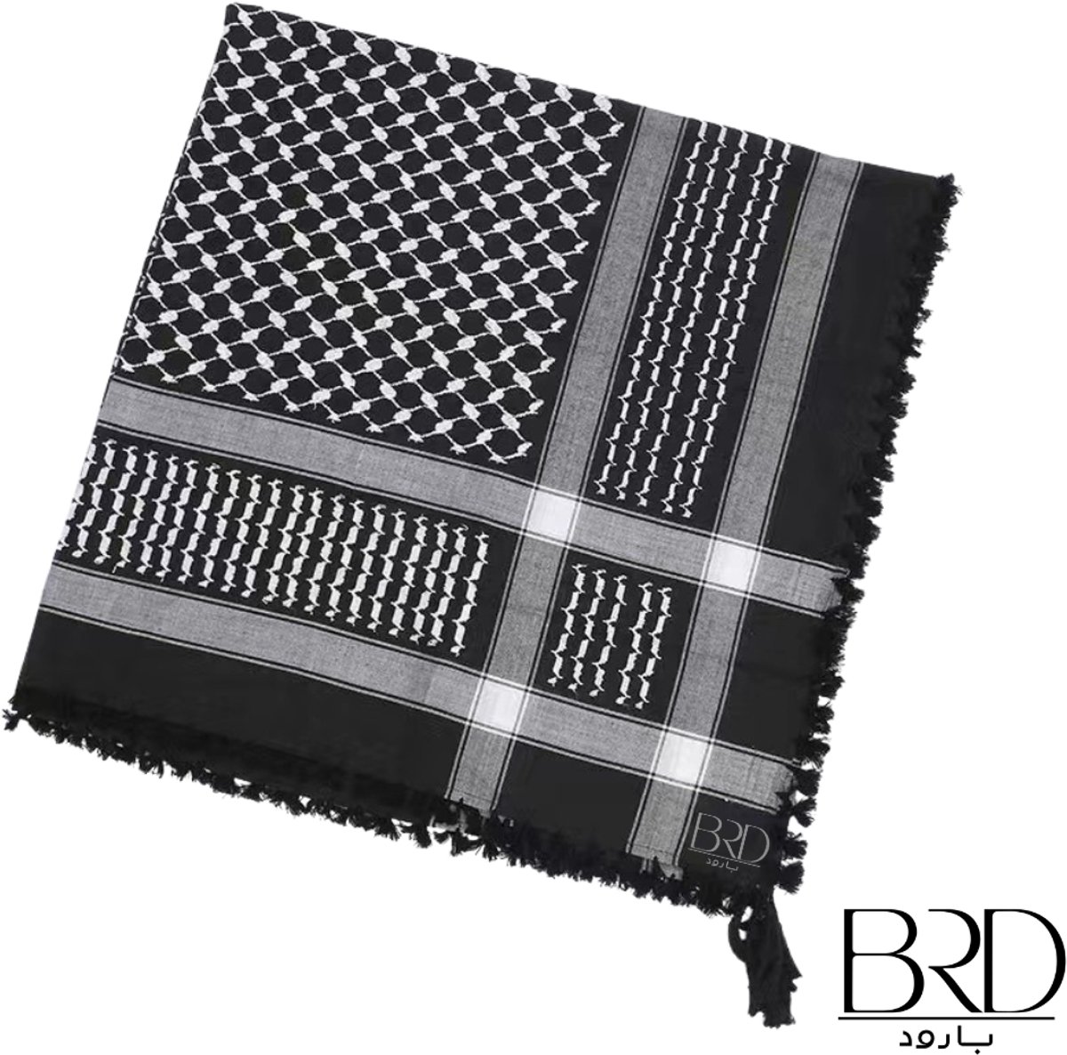BRD® For Palestine | Keffiyeh Sjaal Zwart