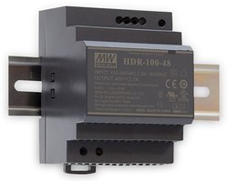 Mean Well HDR-100-24 DIN-rail netvoeding 24 V/DC 3.83 A 92 W Aantal uitgangen: 1 x Inhoud: 1 stuk(s)