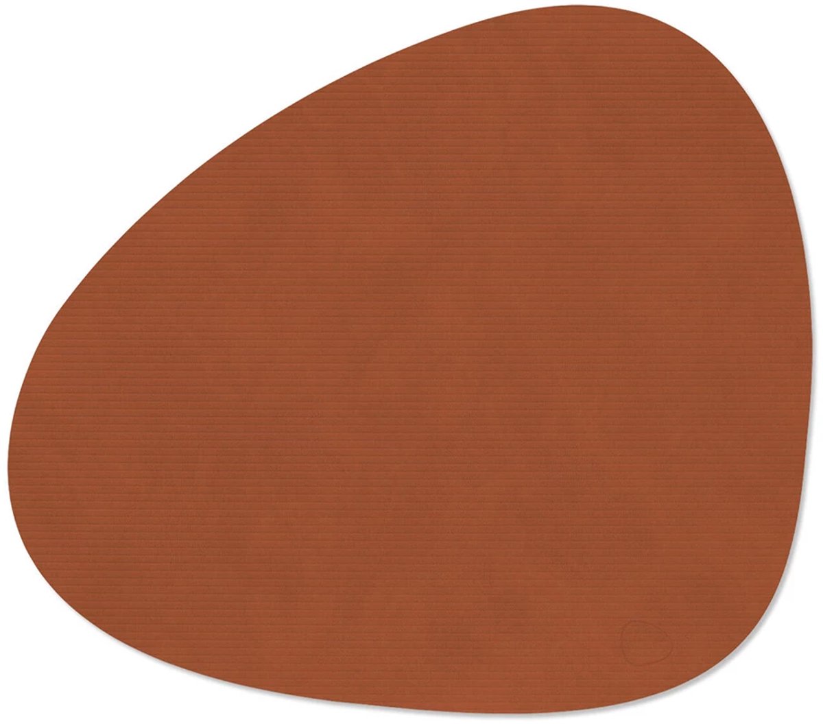 LIND DNA Corduroy placemat curve 37x44cm rust