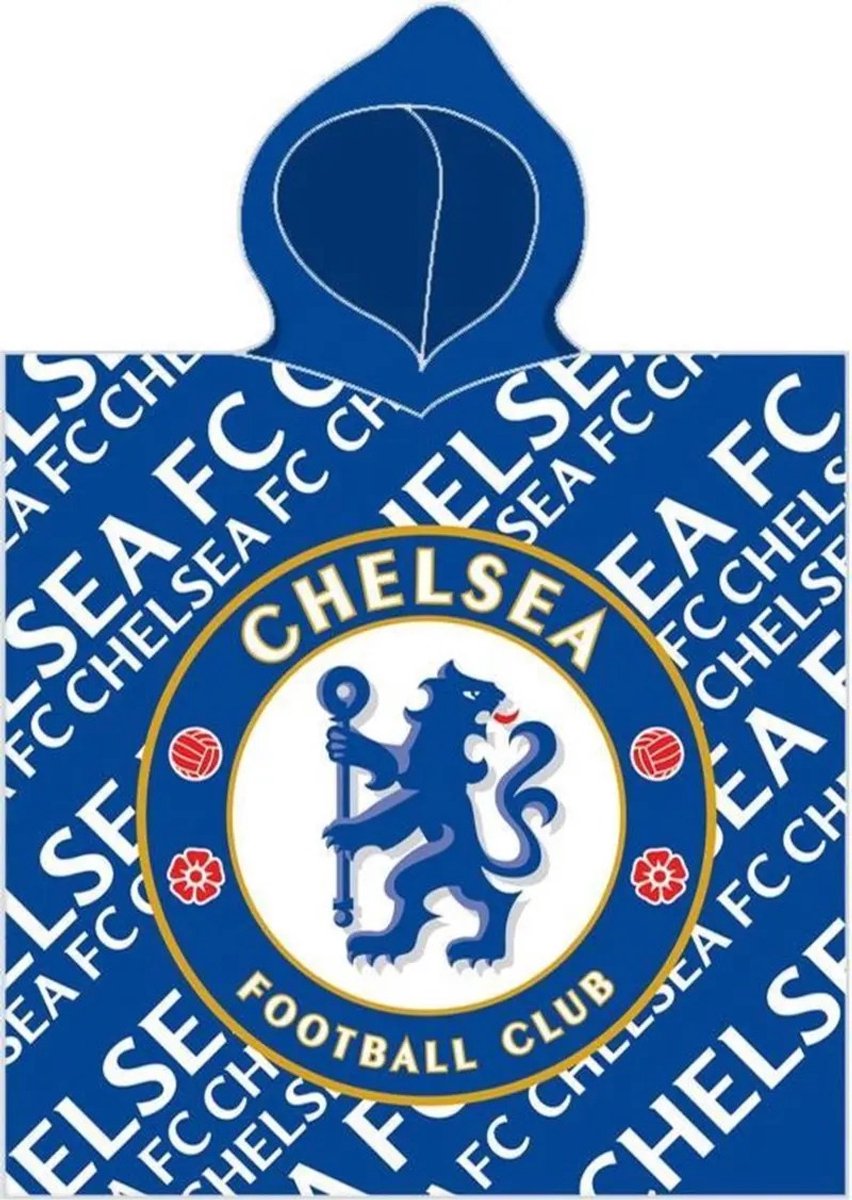 Chelsea Poncho Logo - 60 x 120 cm - Katoen