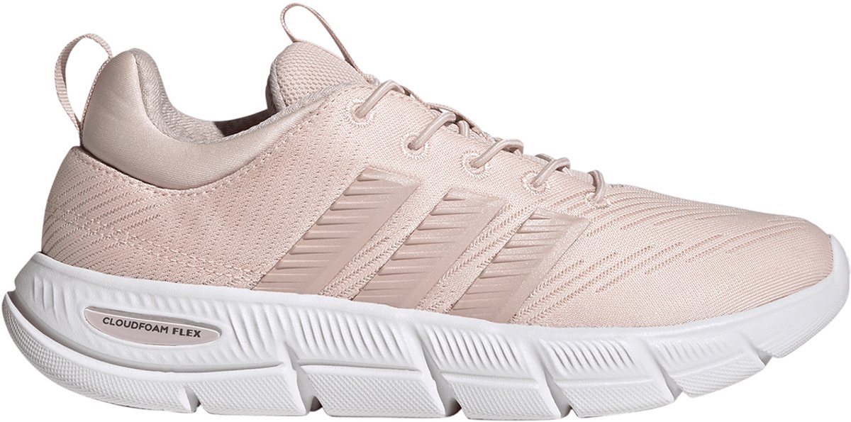 Adidas Dames Cloudfoam Flex Elastic L Sneaker JS4864 met./putty Mauve Roze