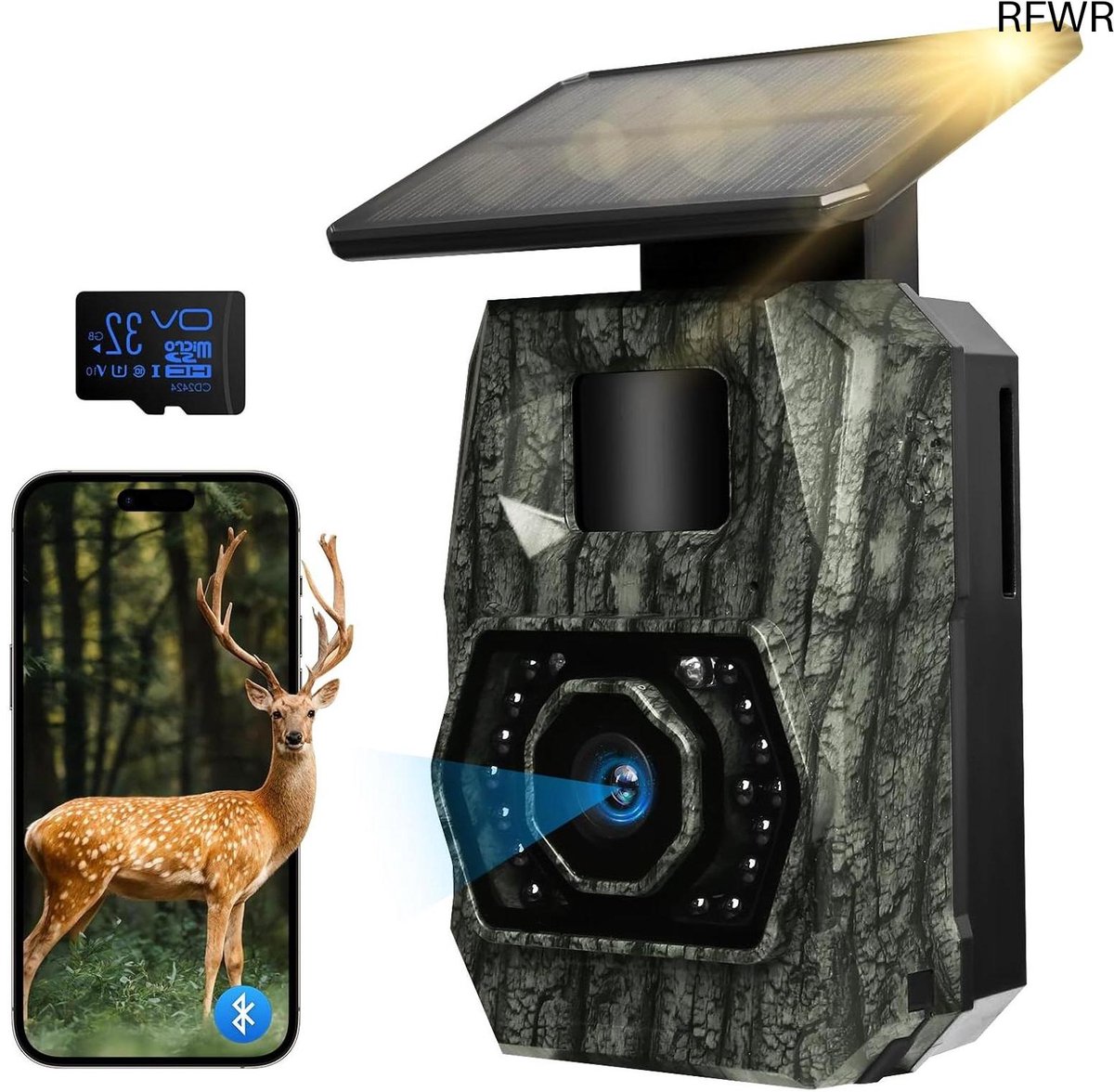 Wildcamera met Nachtzicht - Buitencamera - Waterdicht - Full HD - Infrarood