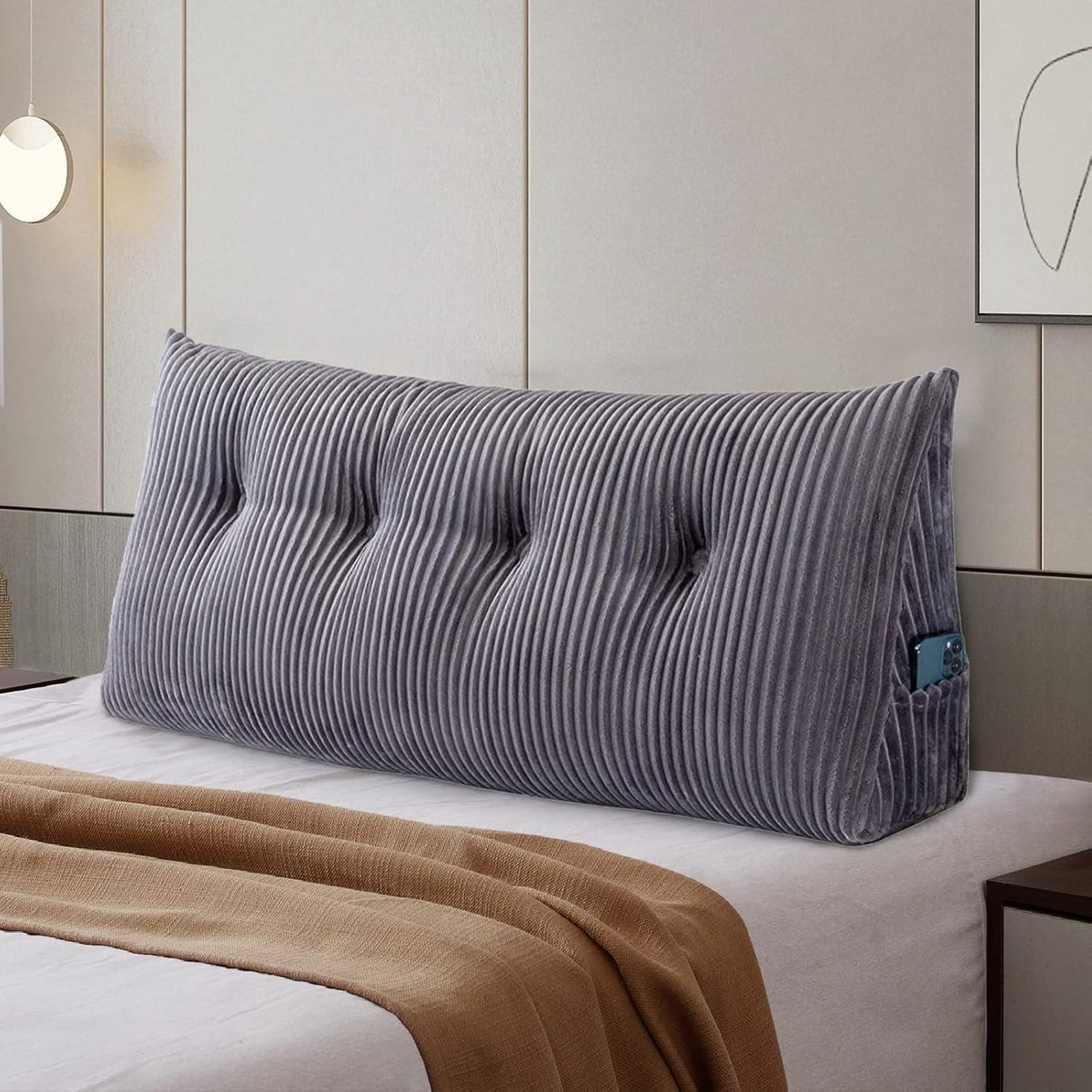 Leeskussen Voor in Bed - Bookseat - Rugkussen - Hoofdkussen