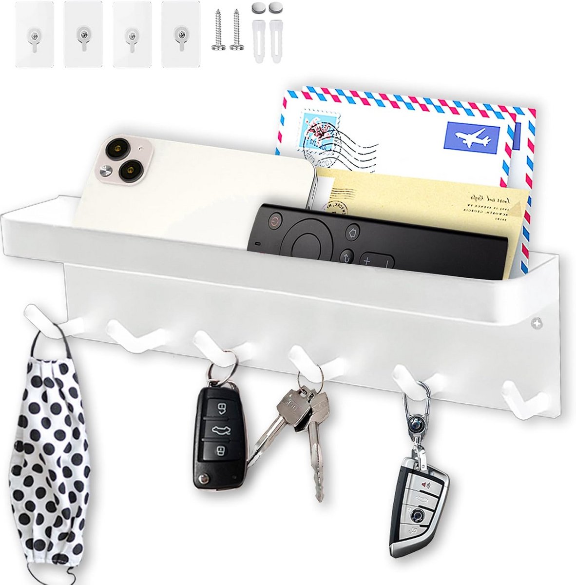 Sleutelrekje - Sleutelkastje - Sleutelhouder - Organizer - Wandmontage