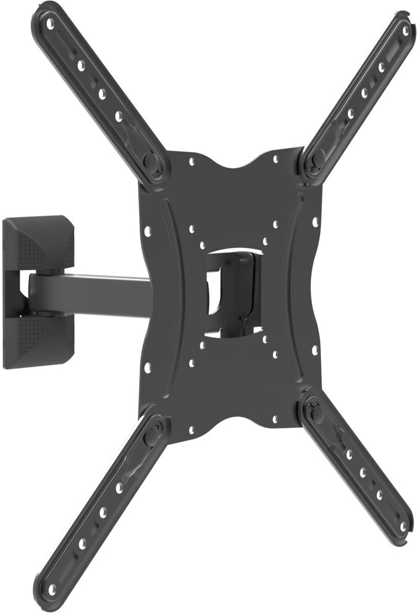 Serioux TV-muurbeugel SRXA-TV3101X – Verstelbaar – Geschikt voor 32″–65″ – Tot 30 kg – Tilt −15° tot +5° – Swivel 180° – Zwar