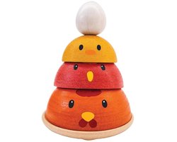 PlanToys Houten Speelgoed Kip Nestelen