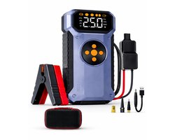 Oneproduct - Jumpstarter met Compressor - 6000A - Auto & Vrachtwagen - Powerbank & Zaklamp