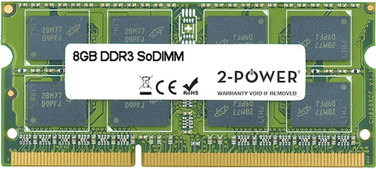 8GB DDR3L 1600MHz SO-DIMM Laptopgeheugen Module