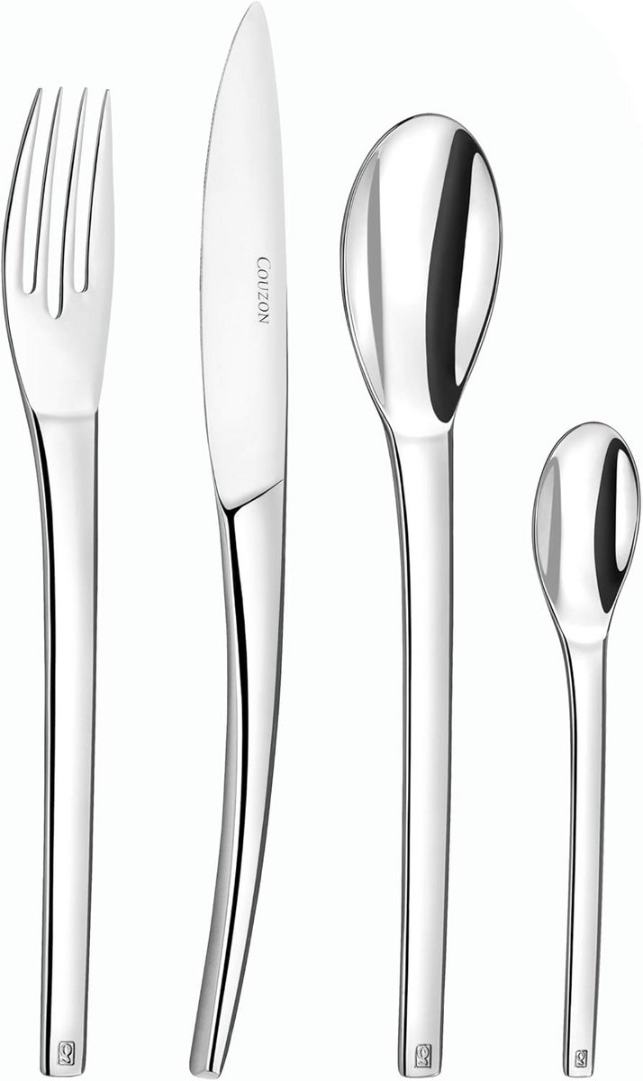 Set van 6 Gebaksvorkjes - Elegant Tafelgerei van RVS