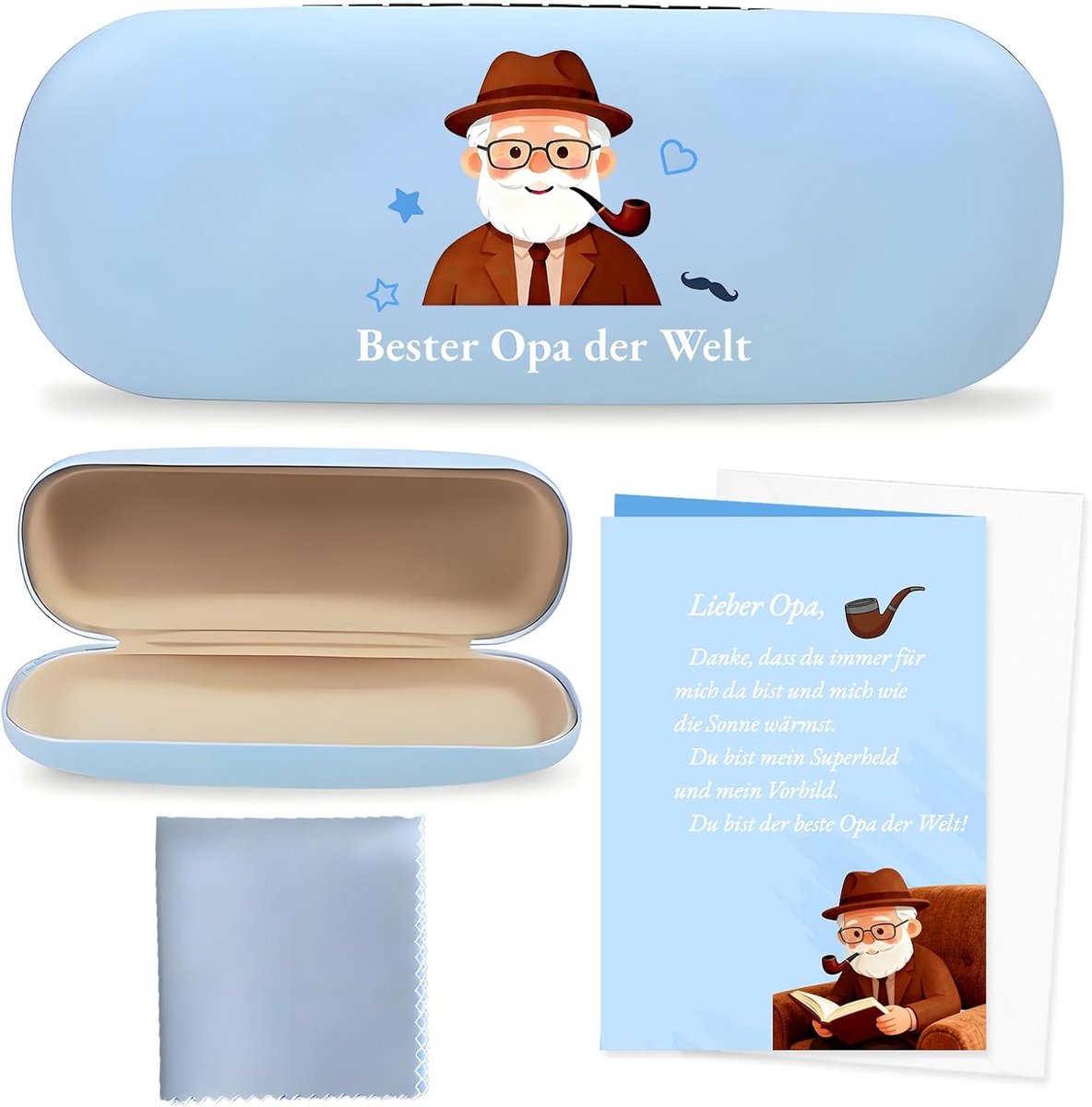 Brillenhoesje voor Oma en Opa - Leuk Geschenk voor Grootouders