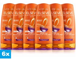 L'Oréal Paris Elseve Huile Extraordinaire Amla Conditioner – Krullend & Zeer Droog Haar – 6 x 250 ml – 6 Stuks