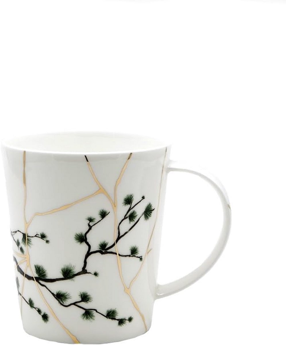 Grote Kop Fijn Bone China Porselein met Handvat 500 ml